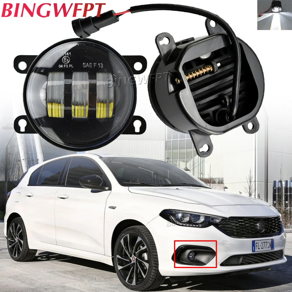 2 Pz Led Chip Led Fendinebbia Per Fiat Ducato 250/290 Per Fiat 500 Panda Punto Evo Sedici Argo 358 Doblo 152-263 Fendinebbia