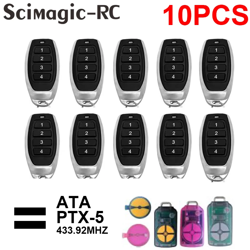 

ATA PTX5 Garage Door Opener ATA PTX-5 PTX5v1 PTX5v2 Remote Control Duplicator GDO 7V3/8V3/9V2/9V3/10V1 433.92mhz Rolling Code