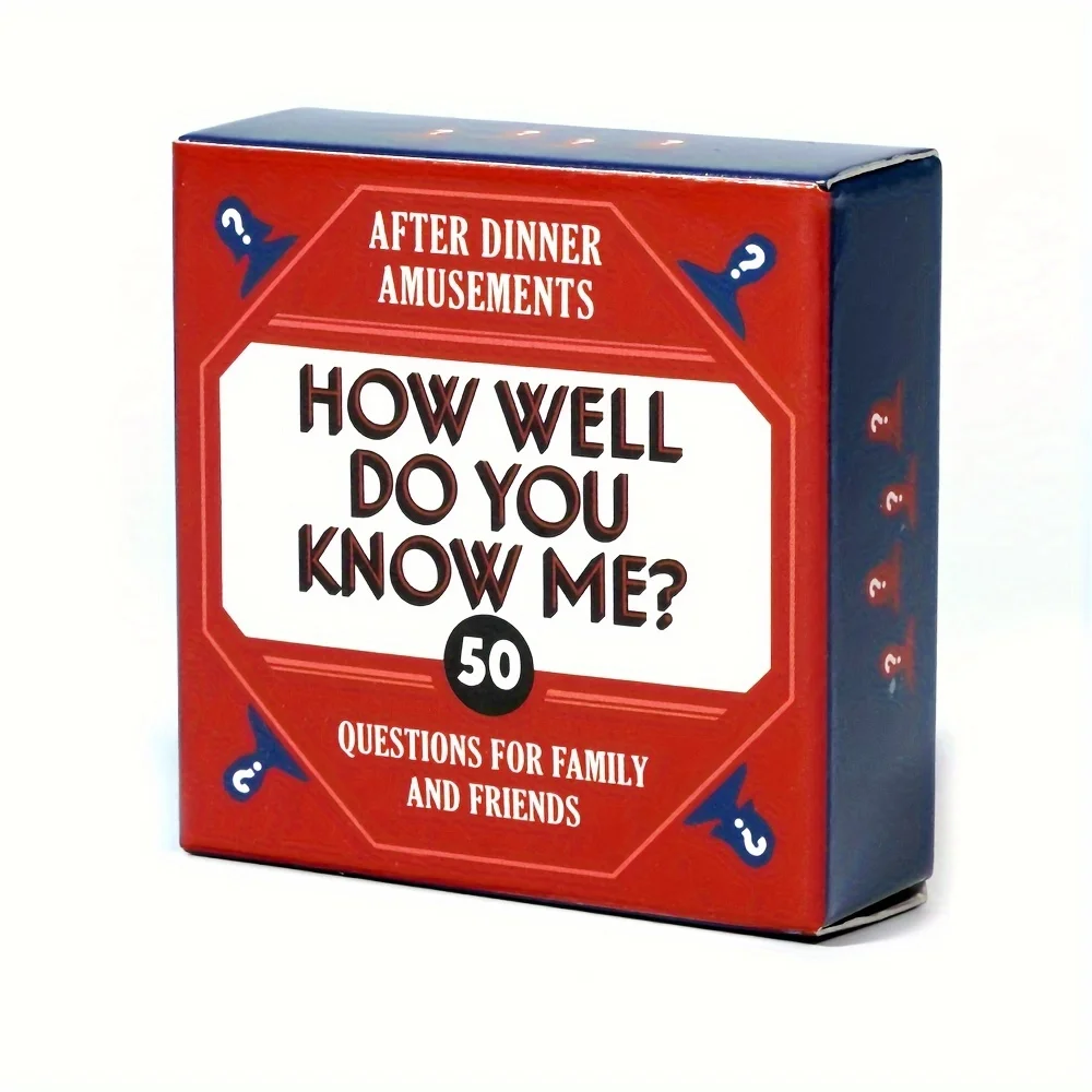 50 Questions Dinner Game-Role Playing Card Game for Adults