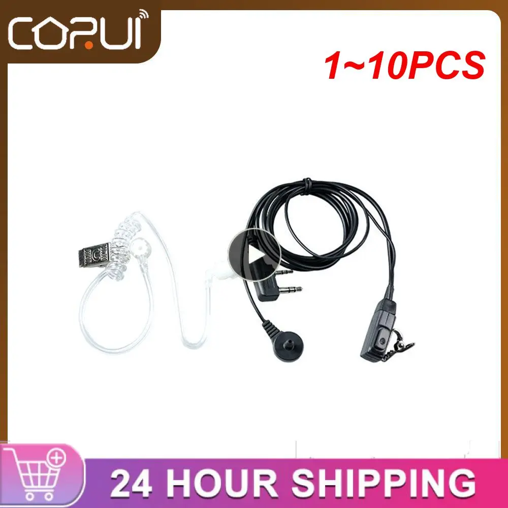 

1~10PCS Mic Earpiece Walkie Talkie Headset for Kenwood TK3107 For Baofeng UV-5R BF-888S GT-3TP GT-3 Portable Radio Walkie Talkie