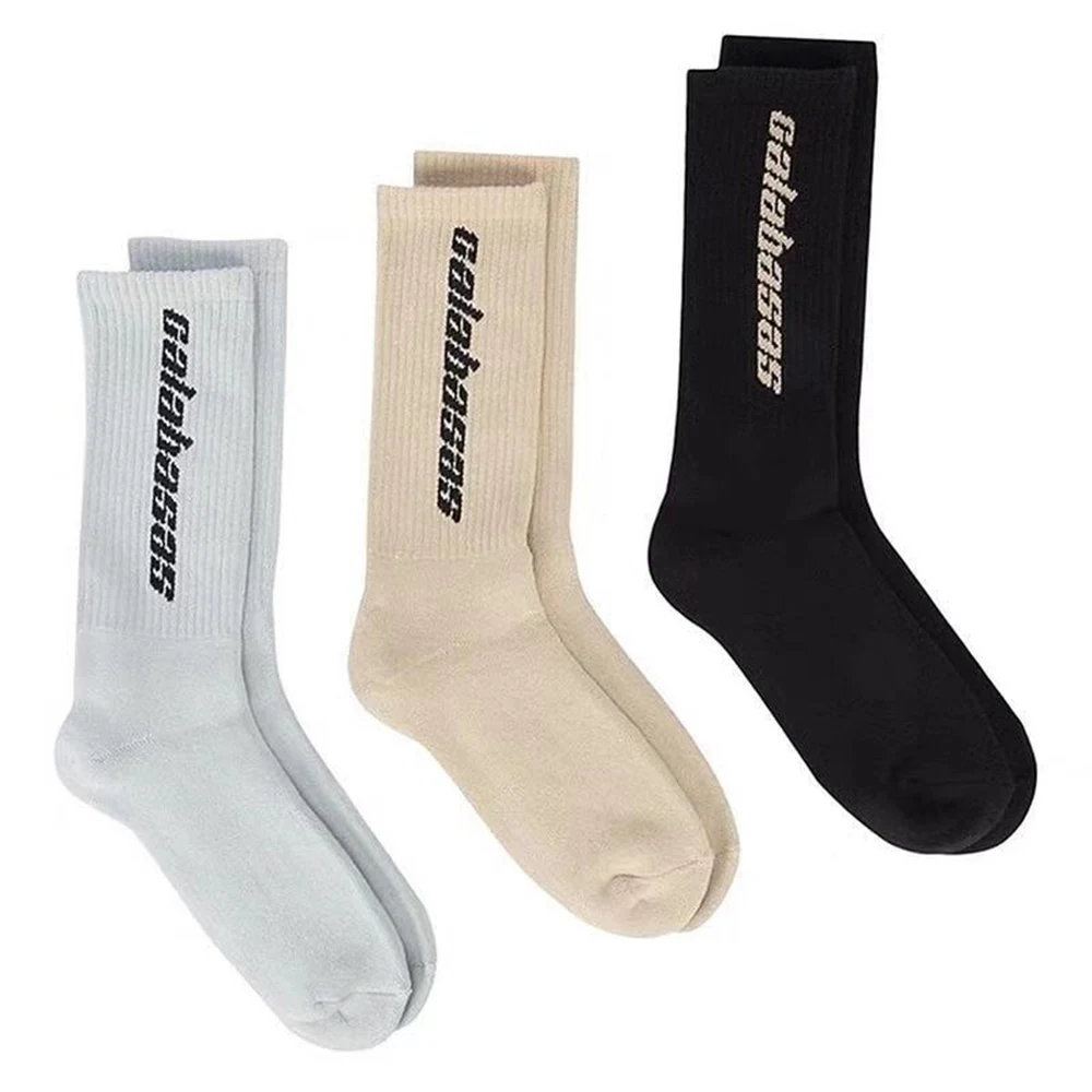 

Fashion Men Cotton Socks Women Streetwear Ins Crew Socks Hip Hop Stylish Calabasas Funny Hip Hop Skateboard Socks