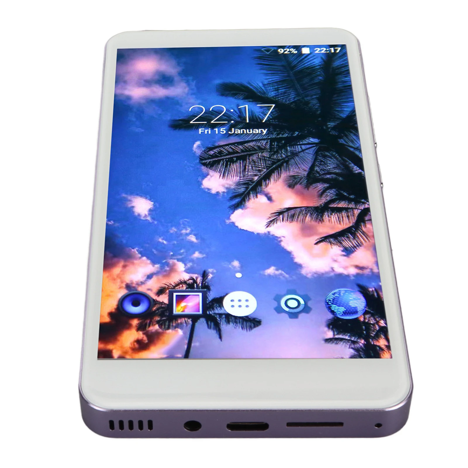 Music Player Noise Reduction MP4 Player 2200mAh 5.0 Inch Full Touch HD Screen Support Photo with Bluetooth and WiFi for Travel