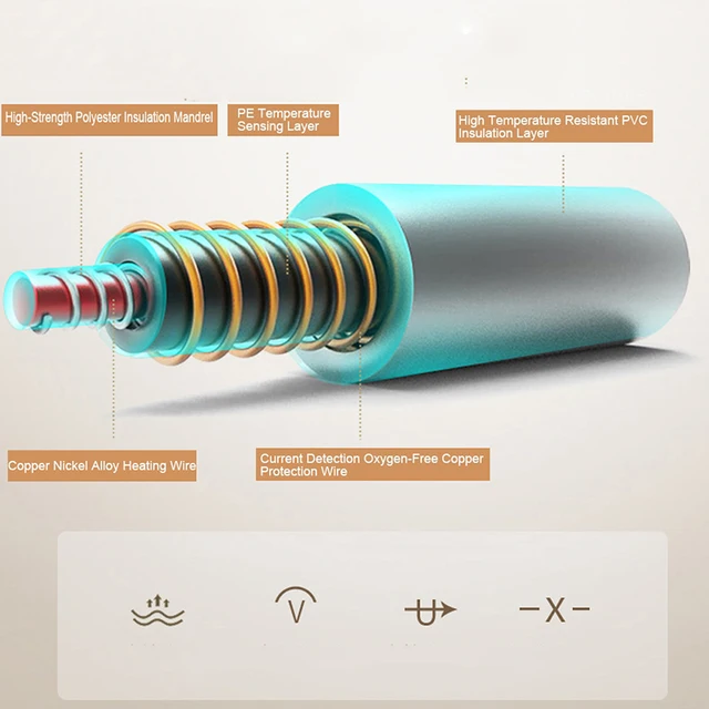 Elektromos Takaró 220/110 V Vastagabb Fűtéses Matrac Termosztát Elektrosztát Fűtő Téli Karosszéria Melegebb Pad Otthon - Image 5