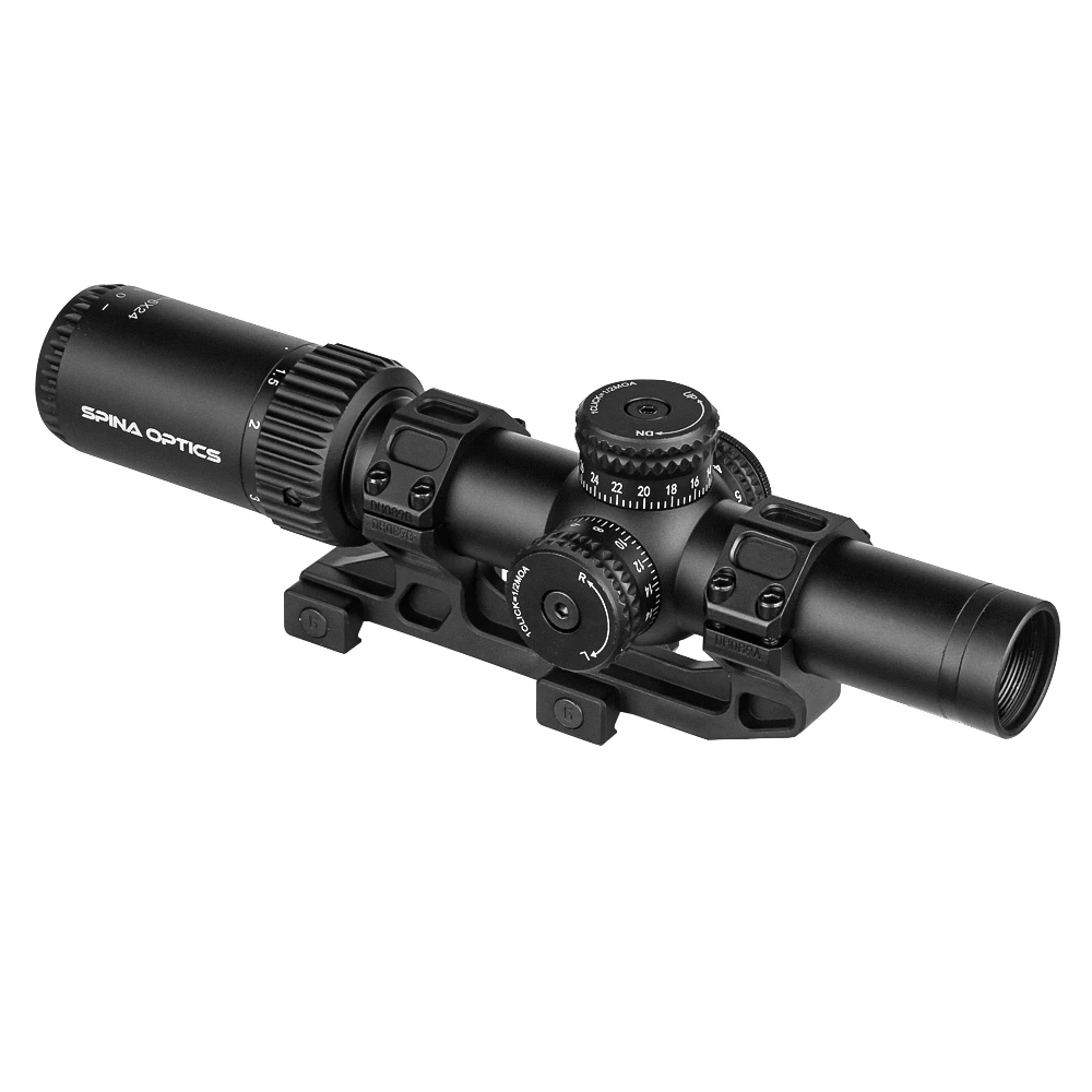 SPINA OPTICS 1 6X24 IR Compact Scope Long Eye Relief scopes Illuminated