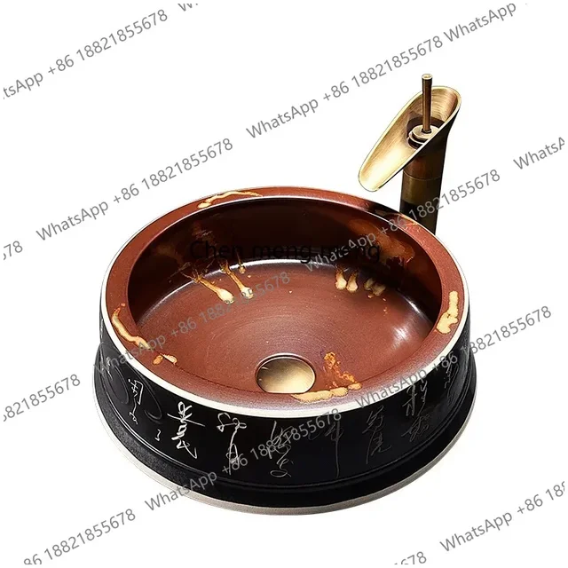 อ่างล้างหน้าแบบตั้งโต๊ะ D132, อ่างล้างหน้า, อ่างล้างหน้าเซรามิก, ห้องน้ำในบ้าน, อ่างล้างหน้าในห้องน้ำ อ่างล้างหน้าแบบอ่างเดี่ยว 2