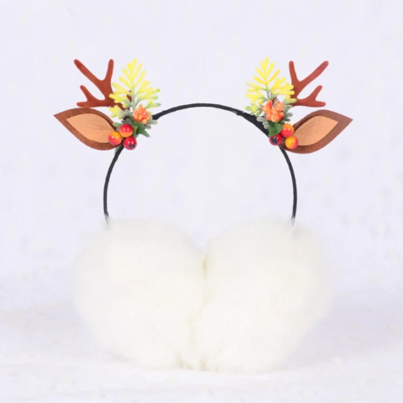 새로운 스타일 엘크 Earcaps 양털 겨울 귀마개 어린이를위한 순록 귀마개 귀여운