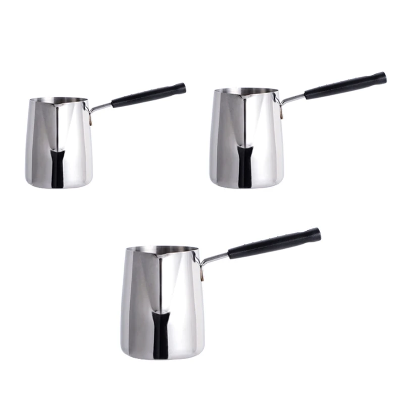 

Long Handle Wax Melting Pot DIY Soap Melts Pot for Cappuccino Butter Melt
