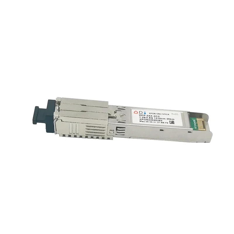 Fiber Transceiver Module PON STICK EPON GPON XPON SFP ONU Stick With MAC PPPoE IPoE HGU SC Connector 1490/1330nm 1.25Gbps 802.3ah