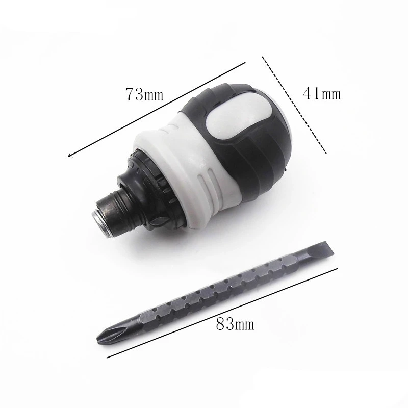 13 In 1 Mini Ratchet Precision Screwdriver Dual-purpose Head Magnetic Telescopic Labor-Saving Hand Tool 6