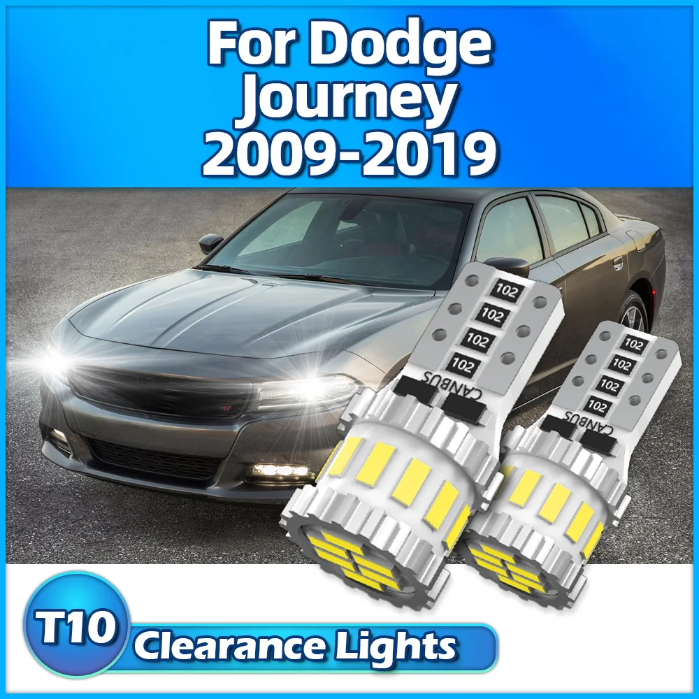 

Car T10 W5W Auto Parking Lamps 6W 3400LM Super Bright Clearance Light For Dodge Journey 2009-2014 2015 2016 2017 2018 2019