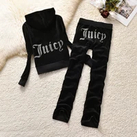 2026 Juicy Lovers marque mode automne femmes costumes de sport lettre imprimer mince survêtements décontractés col à capuche vêtement de sport 2