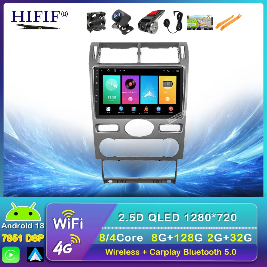 

For Ford Mondeo 3 2000 - 2007 Car Radio Multimedia Video Player Navigation GPS Android 13 No 2din 2 din DVD