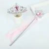 Princess Snowflake Diamond Stick Crown Set Magic Stick Queen Romance Princess Elsa Fairy Stick Children's Performance Props 2