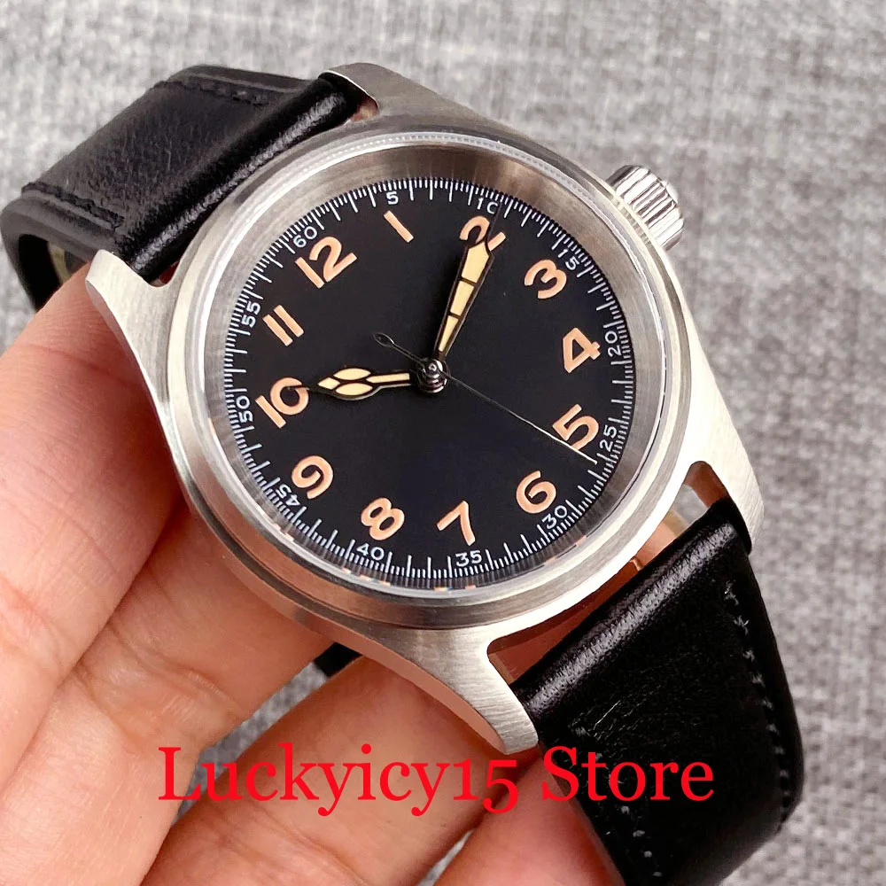 200M Waterproof Tandorio Small 36mm Polit Watch Lume Dial Automatic Japan NH35A PT5000 Men Watch Sapphire Glass Screwdown Crown diving 20bar waterproof monster watch men tandorio 42mm full lume beige white dial auto nh35anh36a watch sapphire glass ar coat