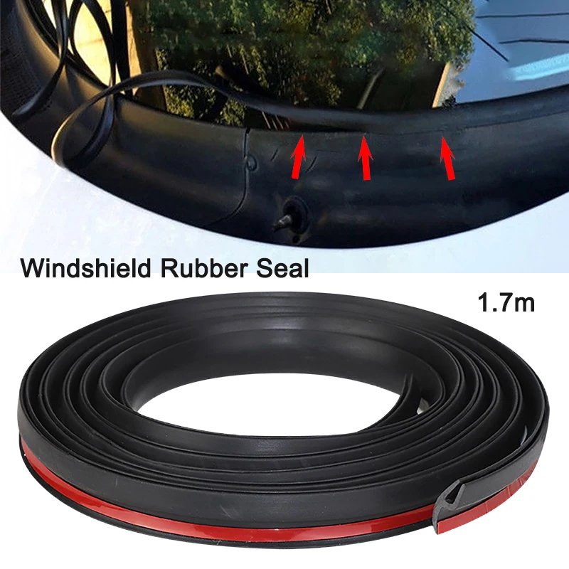 17mCarWindshieldRubberSealStripFrontWindowGapFillerSelf