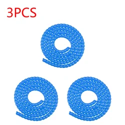 Universal Electric Scooter Cable Protector Cover - 1.3m Length, Enhanced Line Protection (Blue 3PCS)