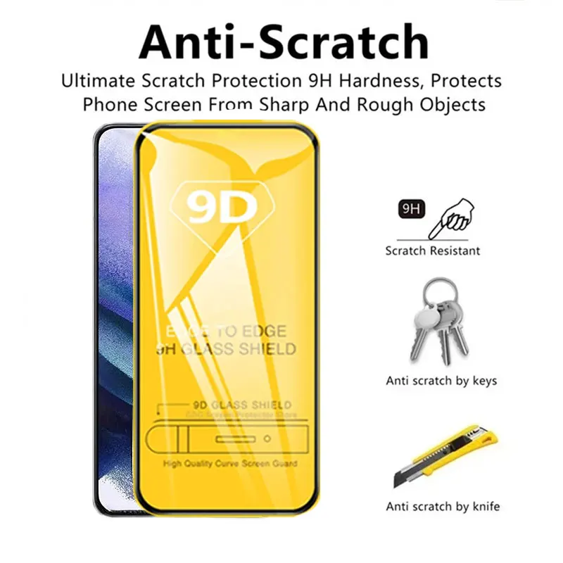 5-Pack Tempered Glass Screen Protector Film