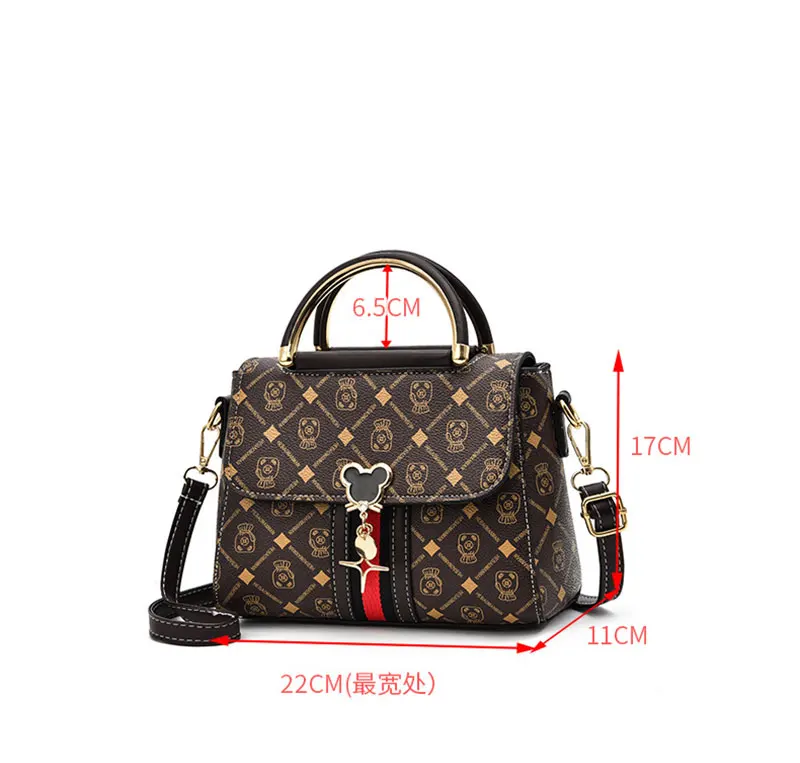 New Shoulder bag Women bag tote luxury designer handbag women Handbags leather Printed monogram single shoulder straddle bag