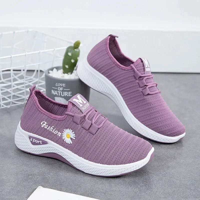 Women Sports Shoes Tennis Shoes Women Outdoor Sport Shoes Breathable Air Mesh Walking Sneakers Women Jogging Trainers Chaussures Basket Femme
