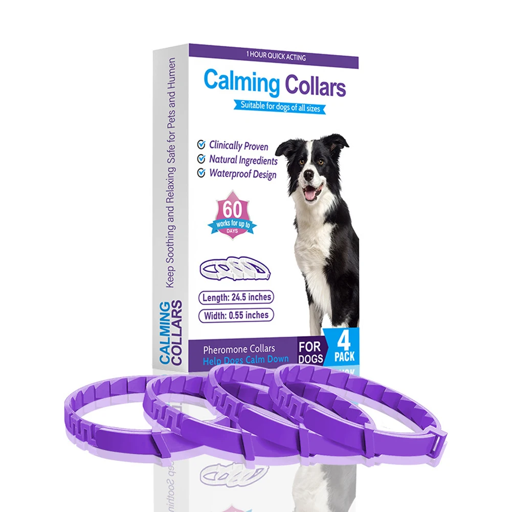 Illustration of Reducing Dog Anxiety With Pheromone Collars