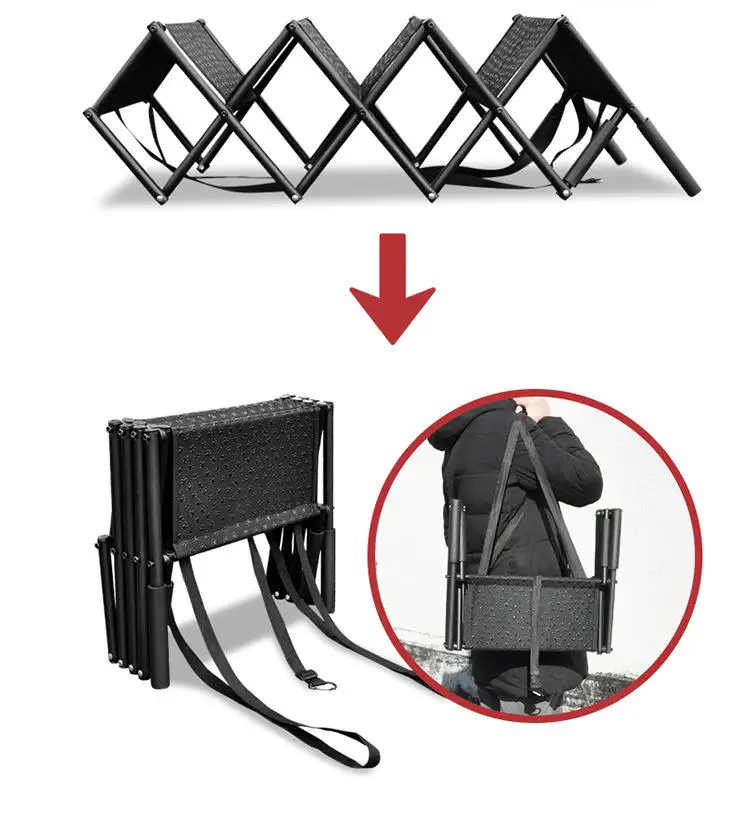 LMZOE Portable Foldable Dog stairs Puppy stairs Car Steps, ladder Dog Pets ramp for Dogs
