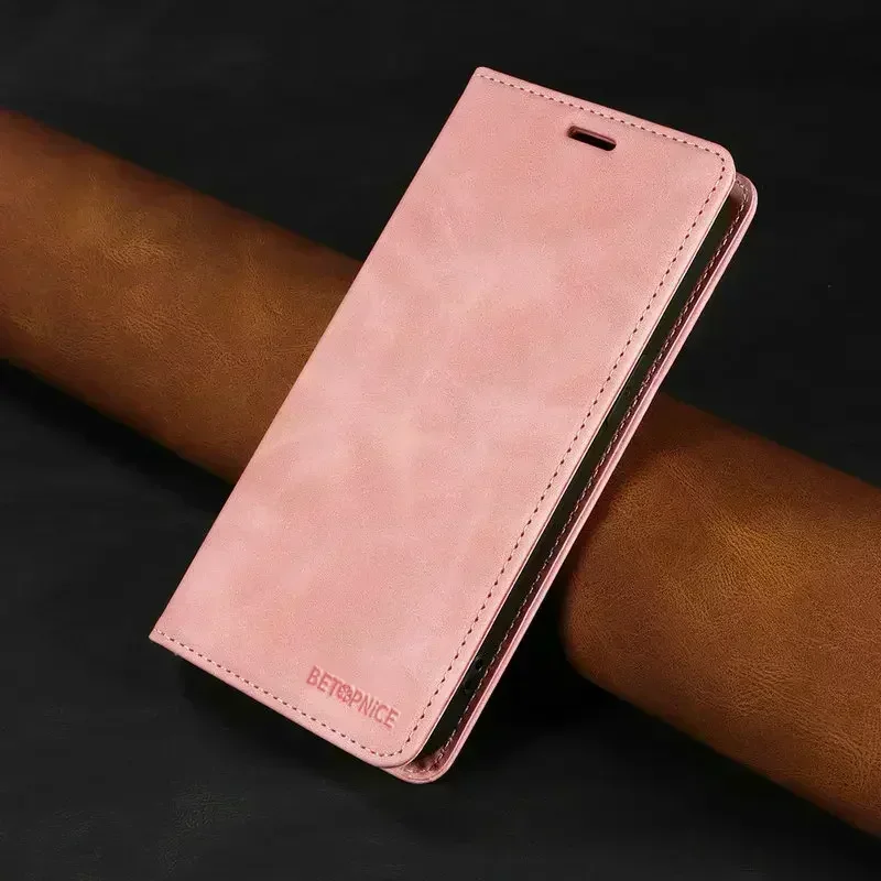 Elegant RFID Card Leather Book Wallet Case 5G