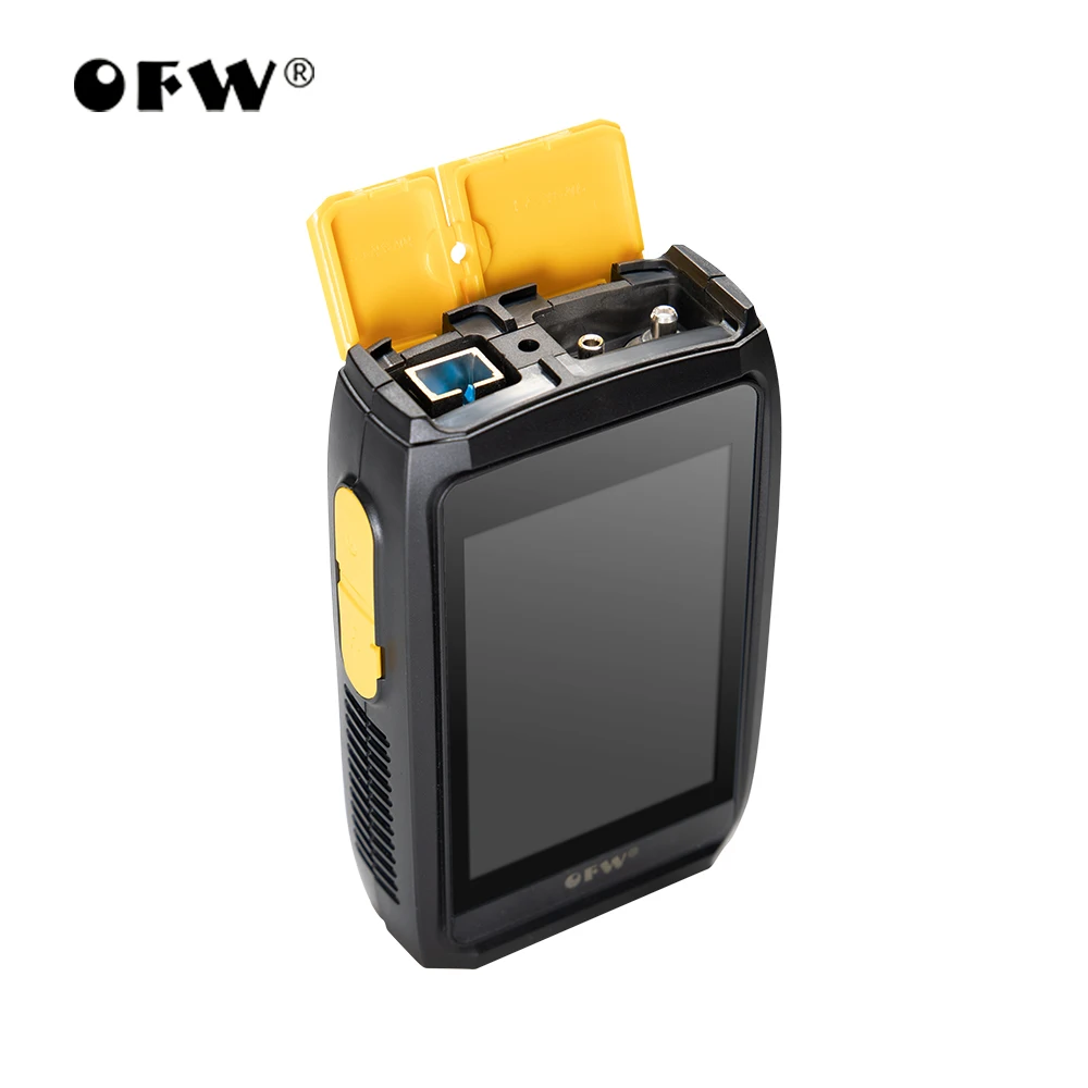 OFW Mini OTDR Optical Reflector Active Fiber Live Fiber Tester 1550nm 20dB Optical Reflectometer Touch Screen OPM VFL Event Map