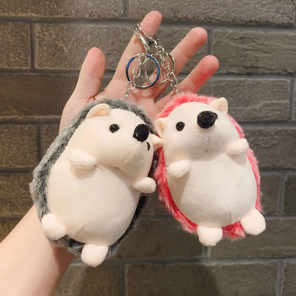 

Hedgehog Pendent Hanging Ornament Plush Toy Girl Gift Car Key Ring Bag Pendant Korean Style Key Chain Girls Key Chain