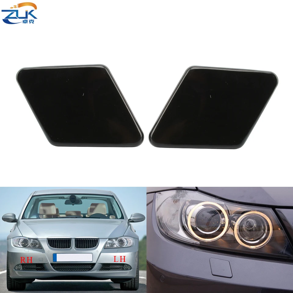 ZUK 전조등 청소 와셔 노즐 커버 캡, BMW 3 시리즈 E90 E91 320i 32..
