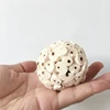 3 Pack Bird Chewing Toy Natural Sola Ball Parrot Shredder Foraging Toy for Finch Cockatiel African for Grey Gerbil Small 2