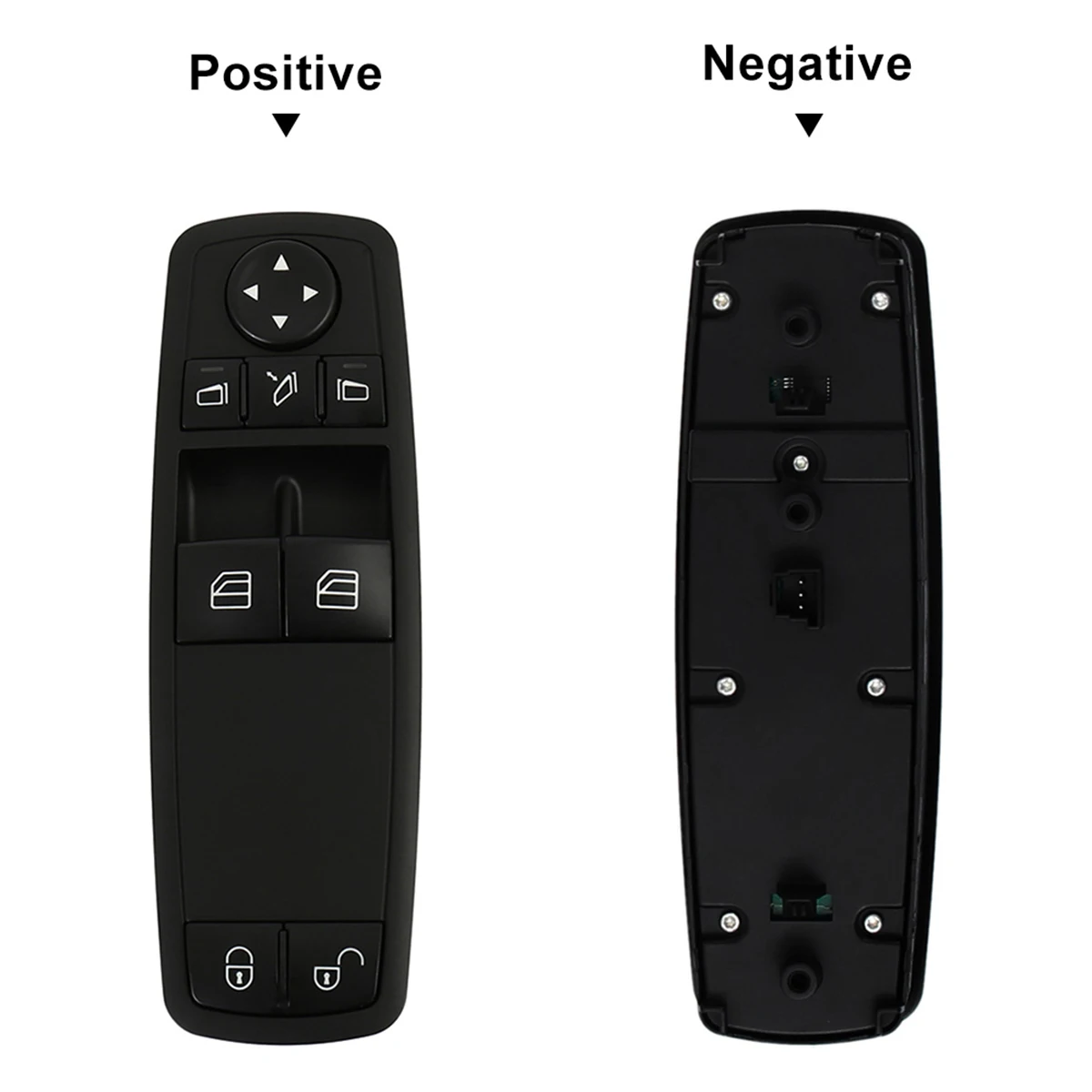 Power Window Switch Compatible with A-Klasse W169 2004-2012 Electric Window Switch Left Driver Side Window Switch Replacement