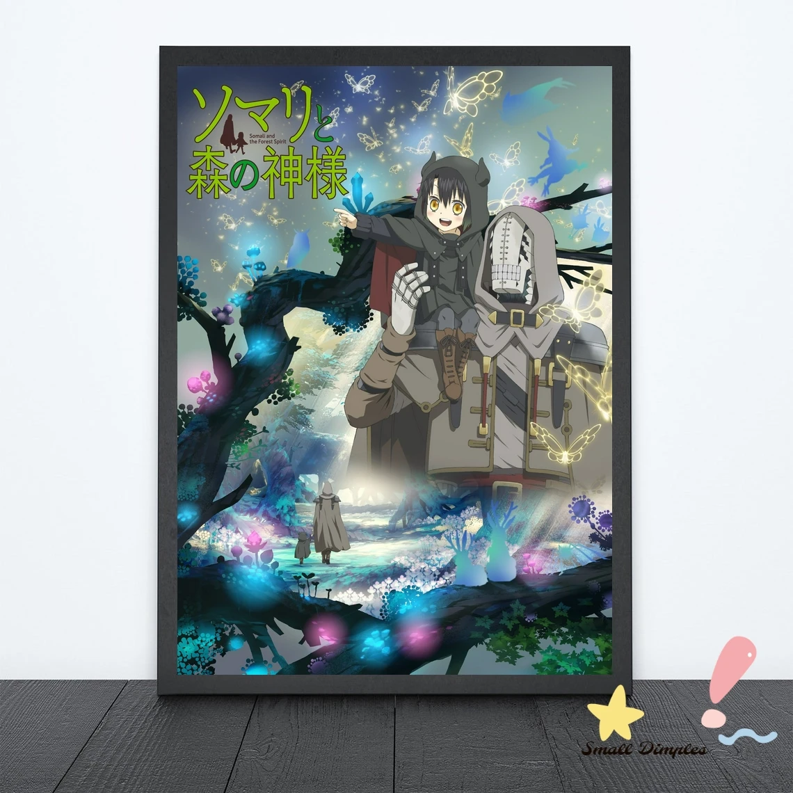 

Постер из японского аниме сомалийский и лесной дух, холст, Художественная печать, украшение для дома, настенная живопись (без рамки)