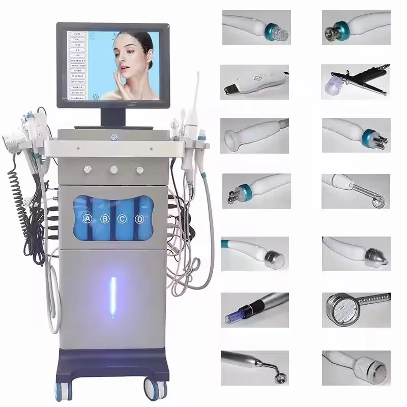 14-in-1 Multifunctional Skin Care Machine for Cleansing, Hydra & Rejuvenation-High Quality