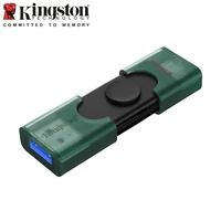 Kingston DataTraveler Duo USB Flash Drive 128GB 256GB USB 3.2 Type-C and USB-A Pendrive Original U Disk for iPhone 15 Smartphone 1
