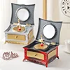 Elegant Classic Rotating Ballerina Music Box with Drawer Hand Crank Music Jewelry Box Perfect Christmas Gift for Girls 3