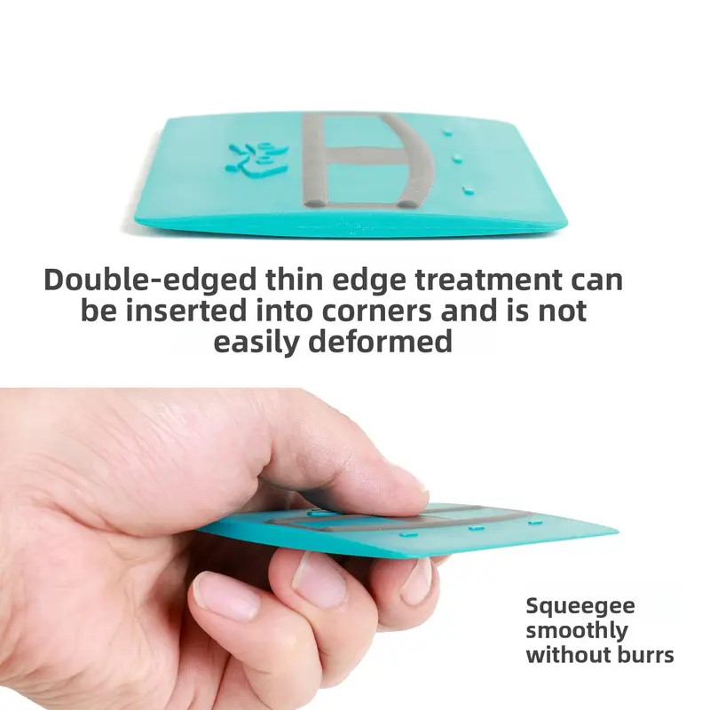 TOFAR Ultra-thin Car Wrap Vinyl Squeegee Scraper Blue-eyed Unique Window Tint Tool Applicator PPF Film Stickers Install Tool - Image 4
