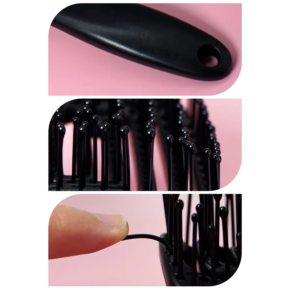 Square Hollow Massage Comb Massage Meridians Scalp Hair Styling Adjuster Quick Blow Dry Household Hair Tool 6
