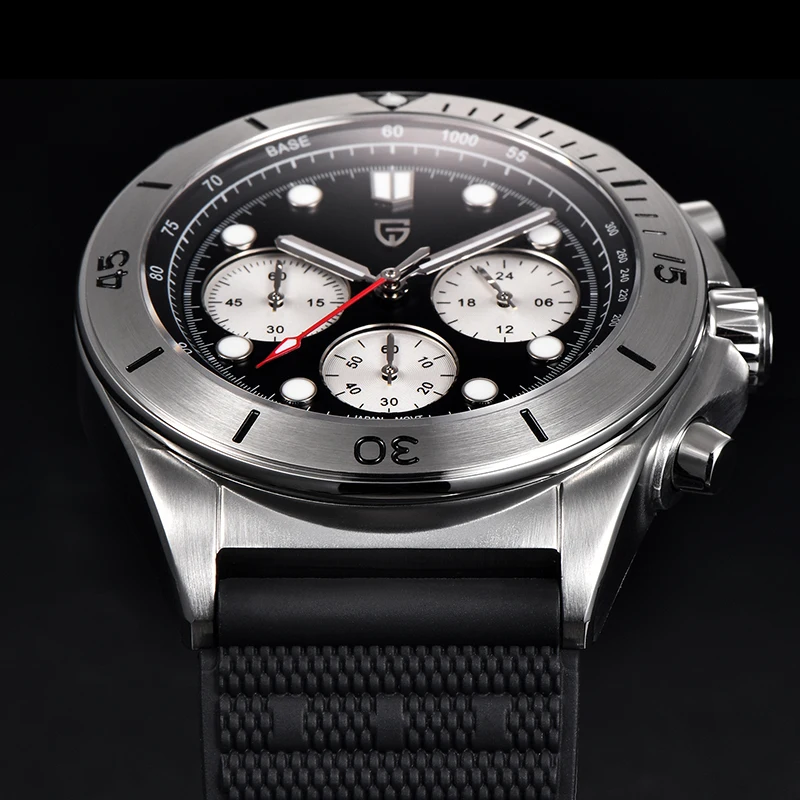 PAGANI DESIGN Quartz Watch Sapphire Multi-Function Chronometer Japan VK63 Men Watch Stainless Steel Luxury Diving Watch 2023 New