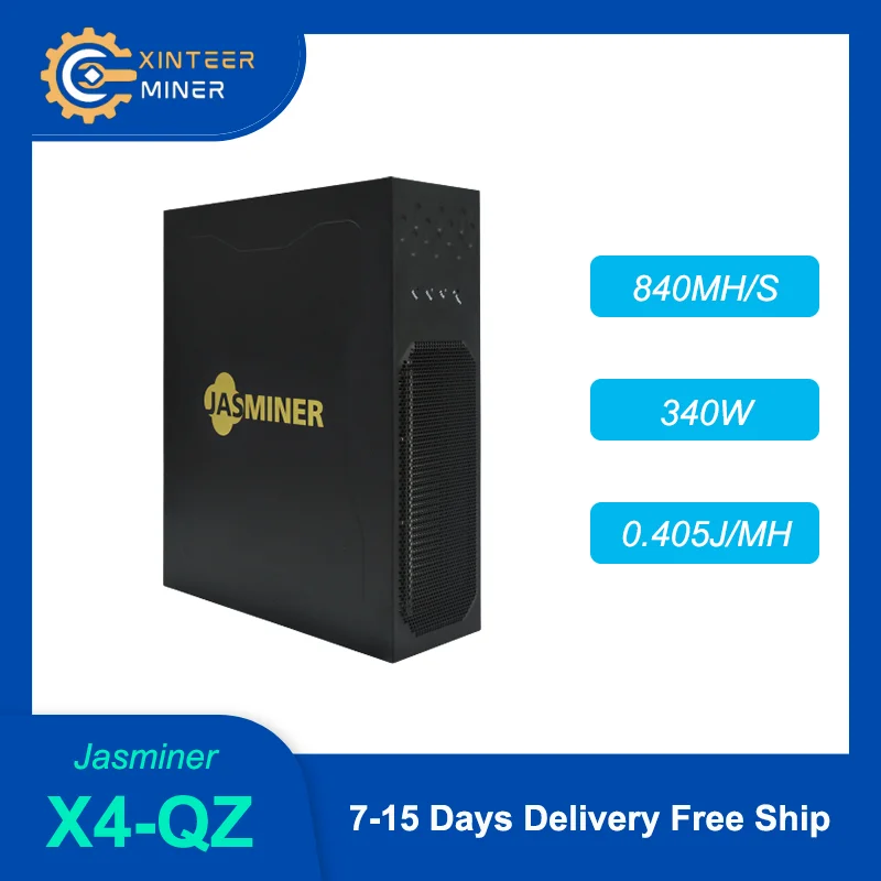 Новый Jasminer X4-QZ 840Mh/s 340W, алгоритмы майнинга EtHash и т. д., Майнер Cryptocyrrency, Майнер PK Antminer E9 Pro E9