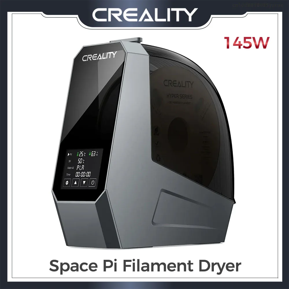 

Creality Space Pi Filament Dryer Box Keeping Dry 1KG Filament Storage 360° Hot-air Heating 0-48h Adjustable Temperature 45℃-70℃