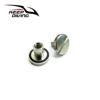 Scuba Diving Hardware BCD Wing Bolts Book Screw Assembly For BC Back Plate Replacement Accessories Equipment Harness 1