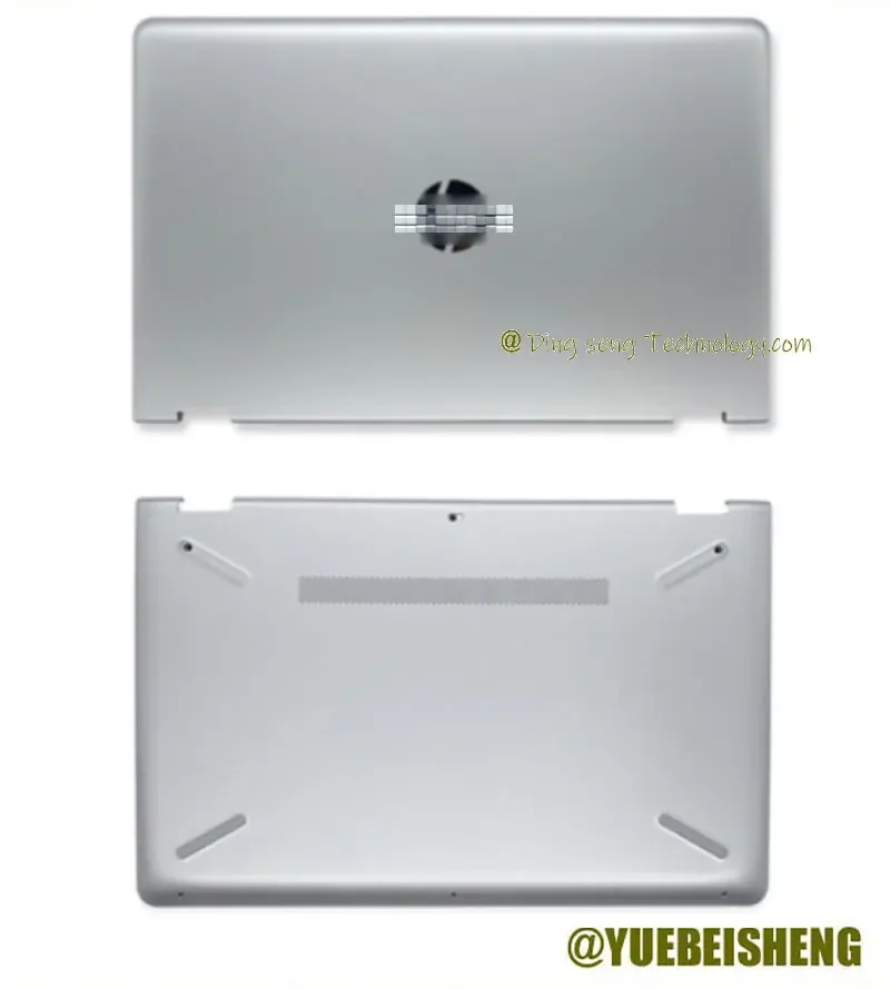 

YUEBEISHENG New For HP Pavilion X360 15-BK 15-BR 15T-BR LCD Back Cover (for Non-touch) 924501-001 / Bottom Case Cover,Silver