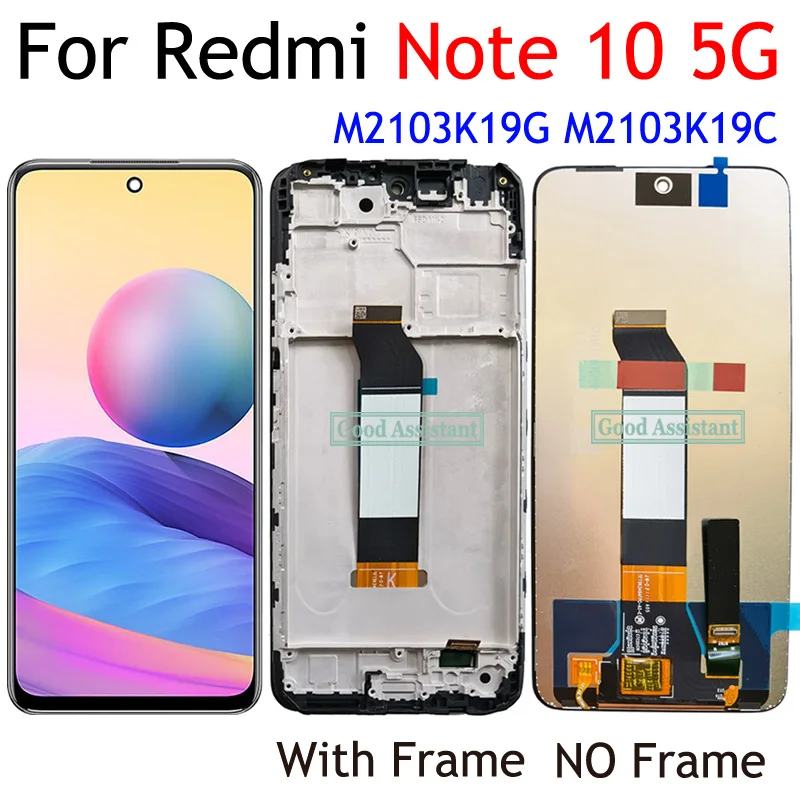Ecran Remplacement pour Xiaomi Redmi NOTE 10 5G Gris