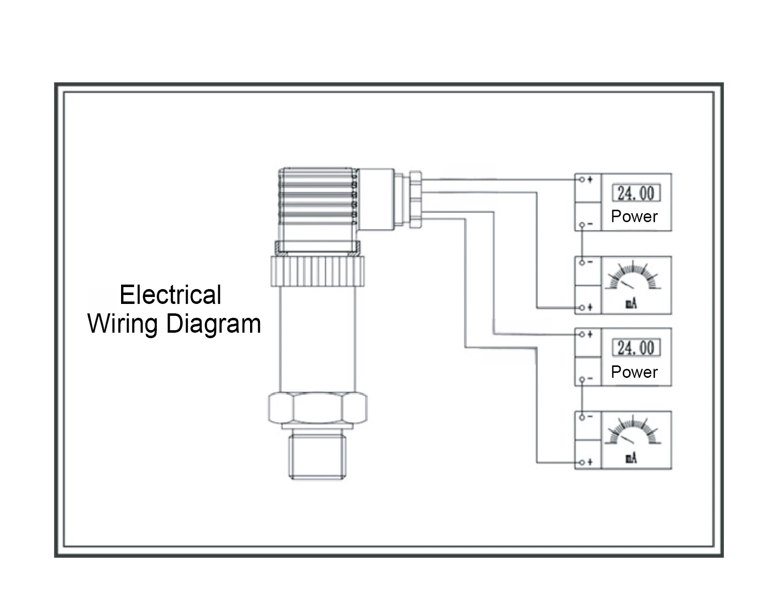 PCM300PT SS Temp & Pressure Transmitter 4-20mA Output Smart Compact IP65 Sensor