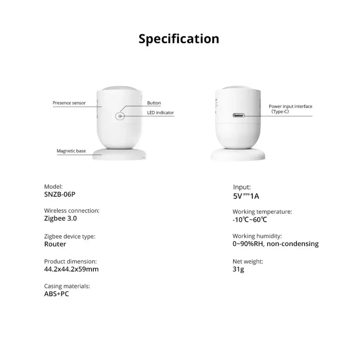 Zigbee Bridge Ultra Matter Zbbridge-U SNZB-06P SNZB-03P SNZB-04P ZBMIMI L2 Swi
