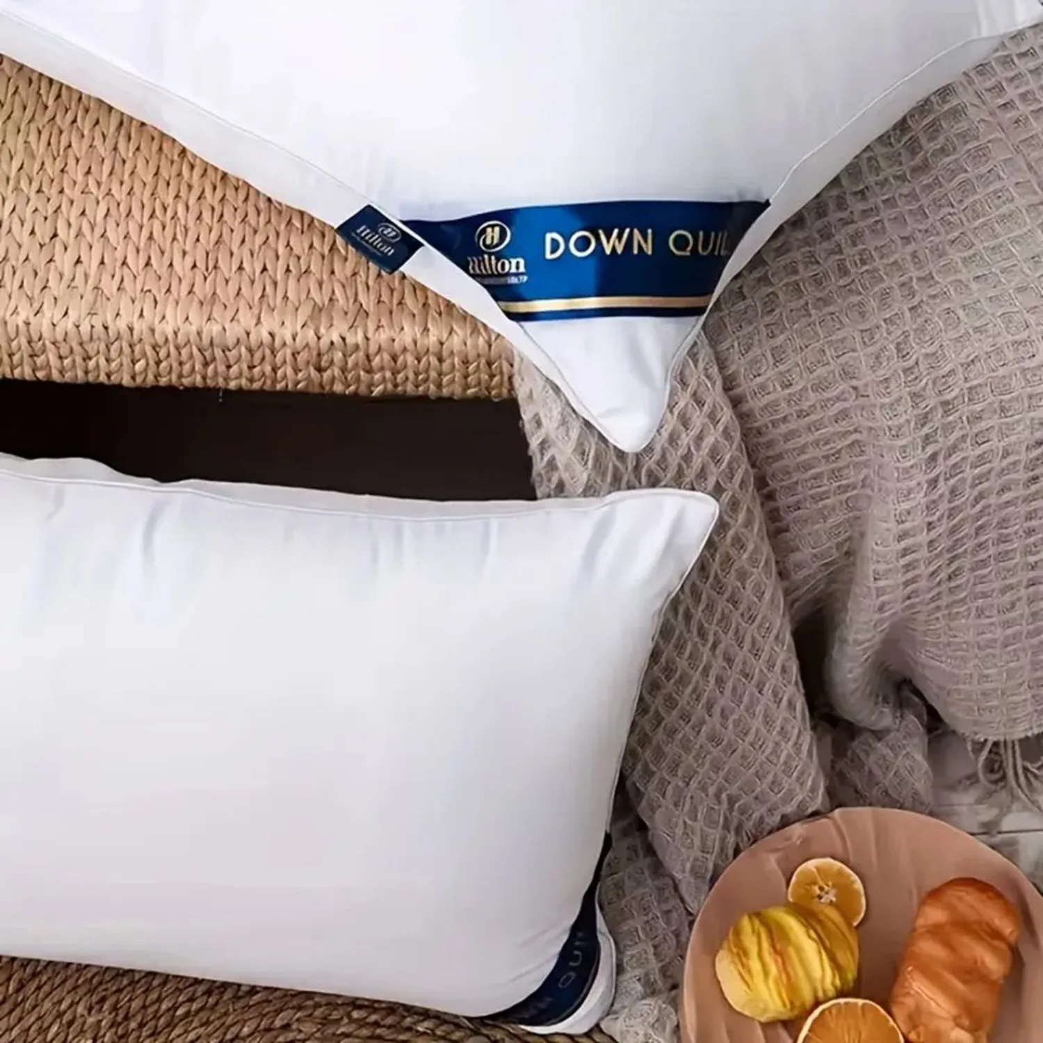 Blue Bed Pillows – 2 Pack Soft & Supportive 2