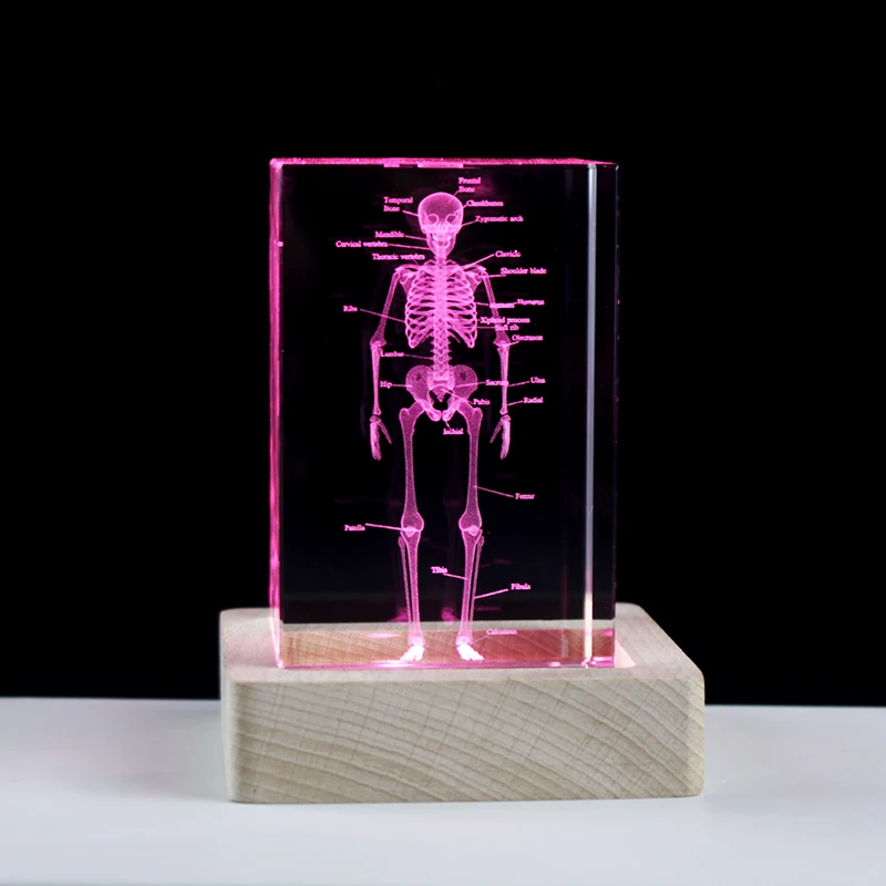工芸品 COSMO 3D art CRYTAL Crystal 3D Photo Engraving Crystal - Square - ShopGlow 3D