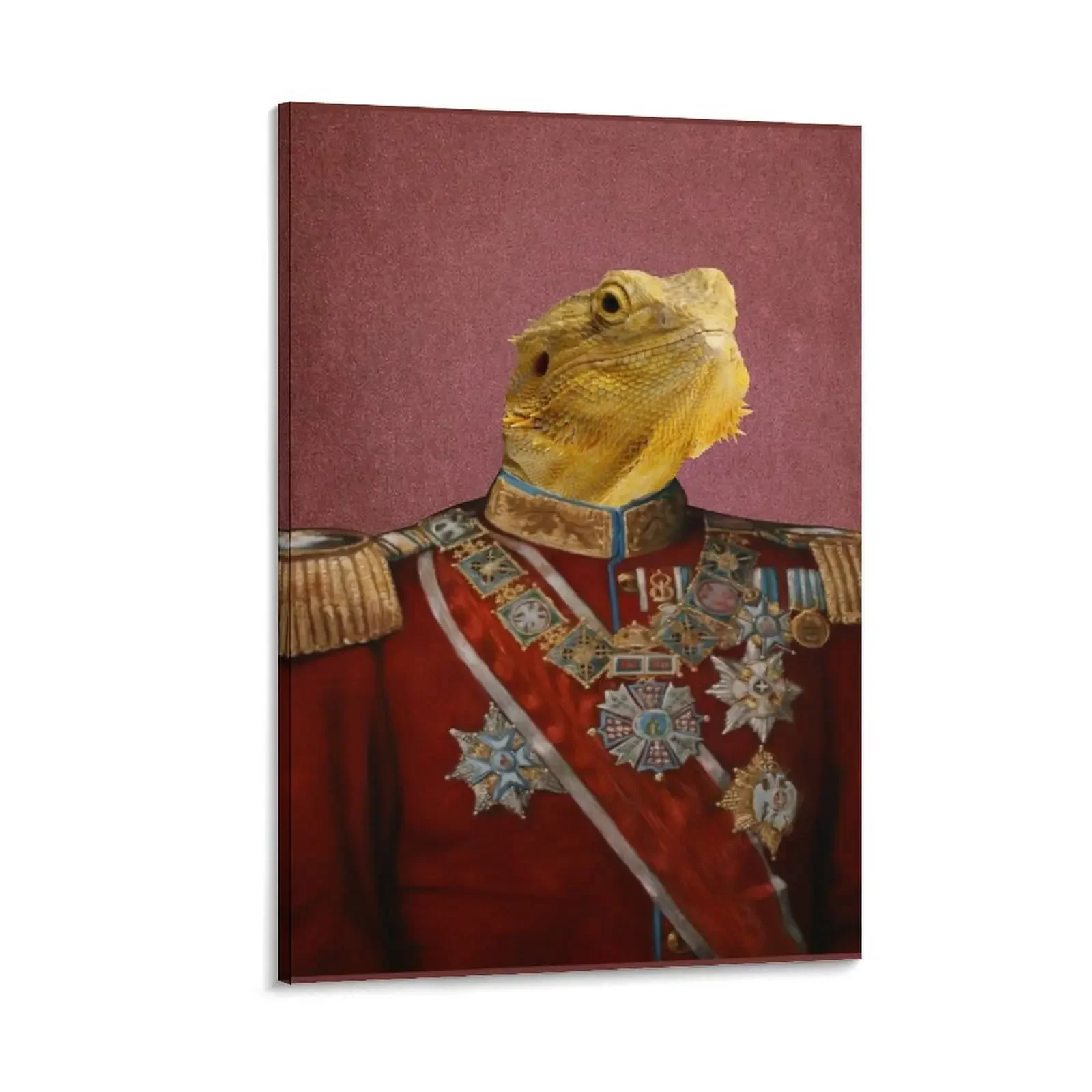 Pet Bearded Dragon Apparel Beardie Gifts for Lizard Lover Canvas Painting korean room decor decor Decoration home