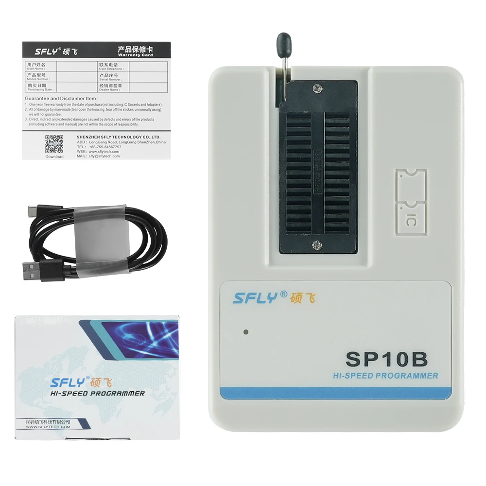 

Original High-speed SP10A SP10B SP10F Stead of SP8-A/SP8-B/ F Universal USB BIOS Programmer FLASH/EEPROM/SPI support4000+chip
