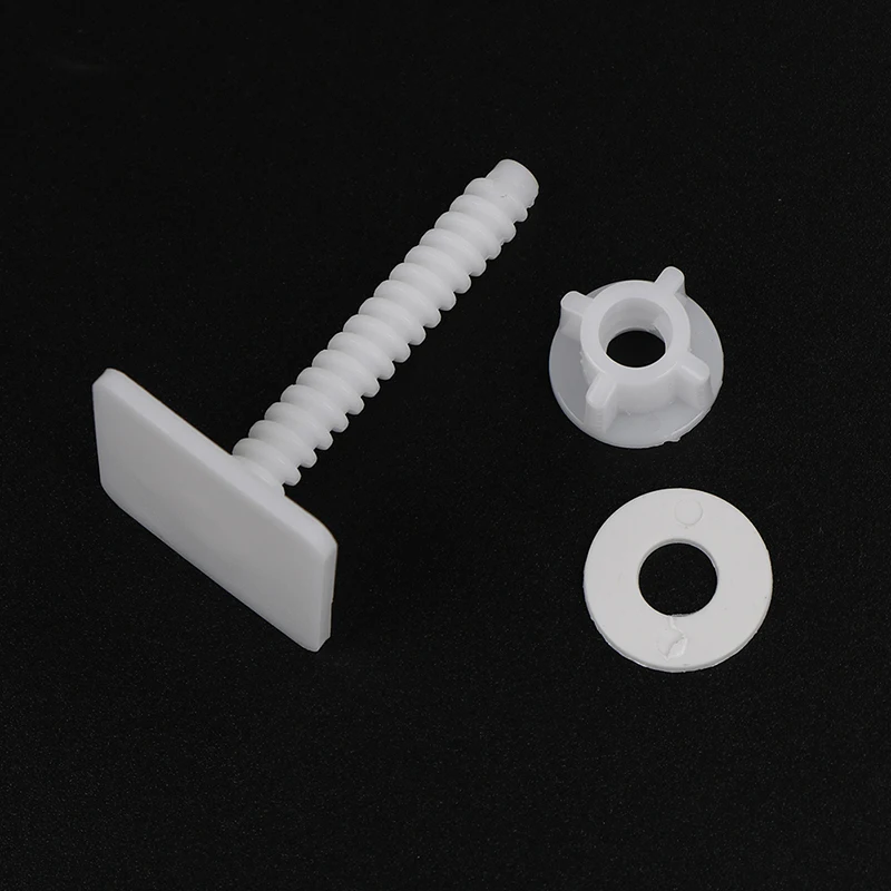 Toilet Seat Hinge Bolts 4x Replacement Screws Fixing Fitting Kit Repair Tools
